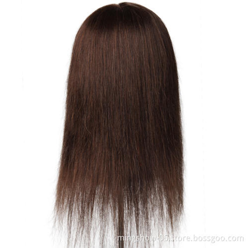 Cheap human hair mannequin training head 100 human hair